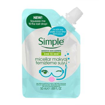 Simple Kind To Skin Micellar 50 ml Makyaj Temizleme Suyu