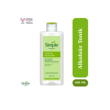 Simple Kind to Skin Yatıştırıcı 200 ml Yüz Tonik