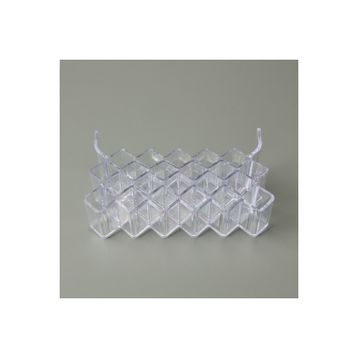 Simple Living 22x8x14 cm Şeffaf 22 Bölmeli Rujluk Organizer