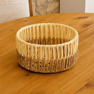 Simple Living Palm Breeze 20x10 cm Bej Kahvarengi Dekoratif Sepet