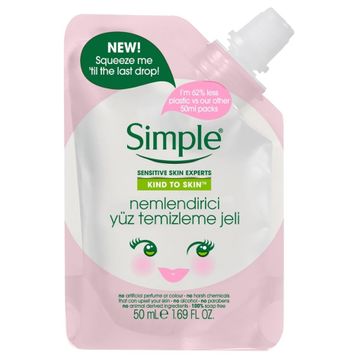 Simple Mini Nemlendirici 50 ml Yüz Temizleme Jeli