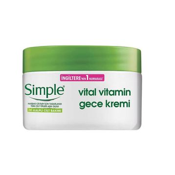 Simple Vital Vitamin 50 ml Gece Kremi