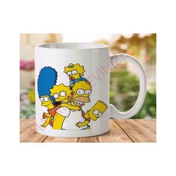 Simpson İki Tarafı Baskılı Kupa