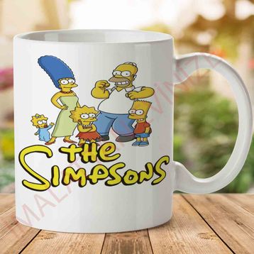 Simpsons Ailesi Baskılı Kupa Bardak
