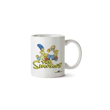 Simpsons Ailesi Baskılı Kupa Bardak