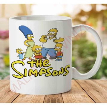 Simpsons Ailesi Baskılı Kupa Bardak