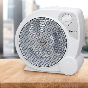 Simtech KM-1721 Beyaz Masaüstü Vantilatör