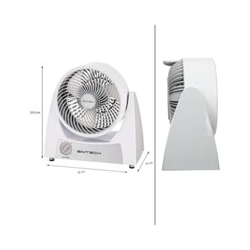 Simtech KM-1724 Masaüstü Vantilatör - Beyaz