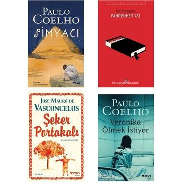 Simyacı - Veronika Ölmek İstiyor Paulo Coelho - Fahrenheit 451 - Ray Bradbury - Şeker Portakalı