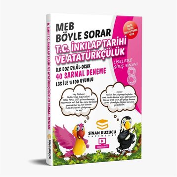 Sinan Kuzucu Yayınları 8. Sınıf İnkılap Tarihi Meb Böyle Sorar Soru Bankası