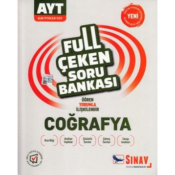 Sınav AYT Coğrafya Full Çeken Soru Bankası