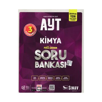 Sınav Yayınları AYT Kimya Full Çeken Soru Bankası