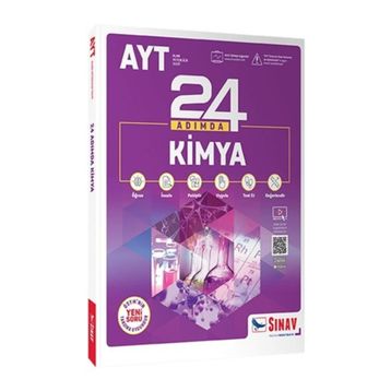 Sınav Yayınları TYT AYT Kimya 24 Adımda Özel Konu Anlatımlı Soru Bankası