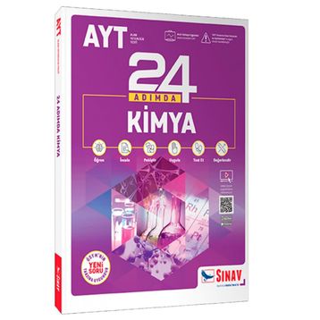 Sınav Yayınları TYT AYT Kimya 24 Adımda Özel Konu Anlatımlı Soru Bankası