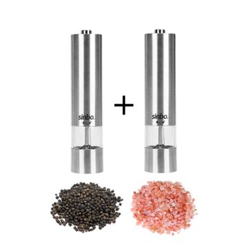 Sinbo SHB-7502 Pilli Tuz ve Karabiber Öğütücü