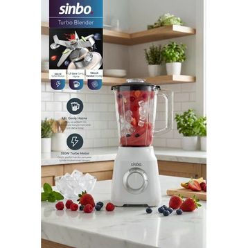 Sinbo SHB-7517 Beyaz Turbo Blender
