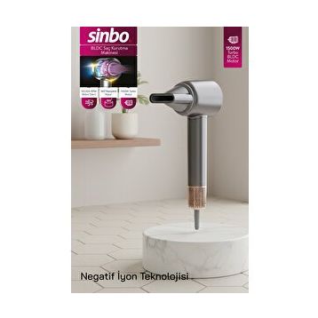 Sinbo SHD-1737 Koyu Gri Saç Kurutma Makinesi