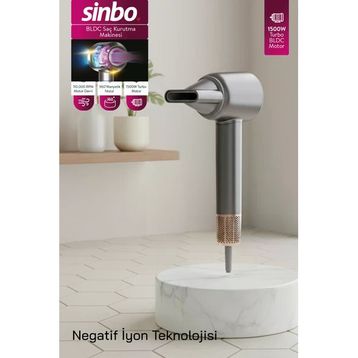 Sinbo SHD-1737 Koyu Gri Saç Kurutma Makinesi