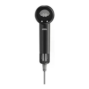 Sinbo SHD-1756 Bldc 800W Dijital Ekran Anti-Statik Başlıklı Siyah Saç Kurutma Makinesi
