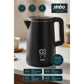 Sinbo SK-8042 Dijital Su Isıtıcısı Kettle