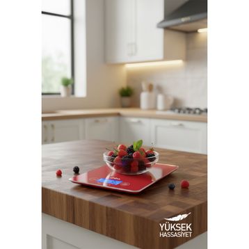 Sinbo SKS-4526 Dijital Hassas Kırmızı Mutfak Tartısı