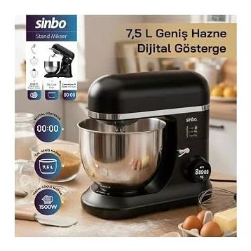 Sinbo SMX-2773 Ayarlı Stand Mikser
