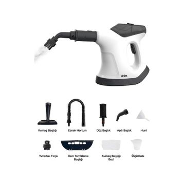 Sinbo SSC-6424 9 in1 Çok Fonksiyonlu Buharlı Temizlik Makinesi