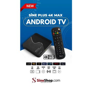 Sine Plus Max 16 GB 4K Android Tv Box