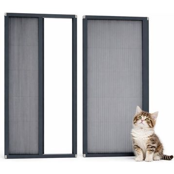 Sineklikstore 100x220 cm Vizon Akordiyon Kapı Kedi Sinekliği