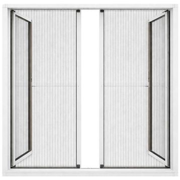 Sineklikstore Duble Akordiyon 120x240 cm Alüminyum Beyaz Kapı Sinekliği