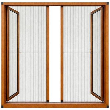 Sineklikstore Duble Akordiyon 120x240 cm Alüminyum Kapı Sinekliği