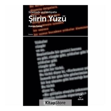 Sinemada ve Edebiyatta Şiirin Yüzü - Hakan Savaş