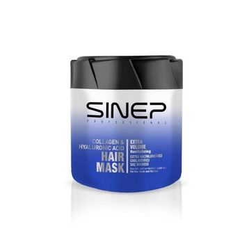 Sinep 400 ml Kolajen Hyaluronik Asit Hacimlendirici Canlandırıcı Saç Maskesi