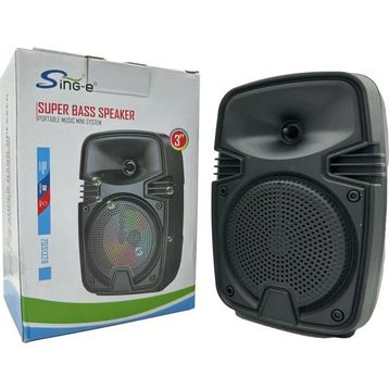 Sing-e ZQS1328 17 cm FM Bluetooth Super Bass Hoparlör