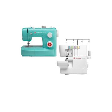 Singer 3223G Dikiş Makinesi ve Singer S0105 Overlok Makinesi