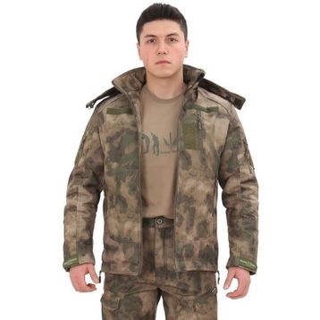 Single Sword Siyah Askeri Tactical Softshell İçi Polarlı Mont