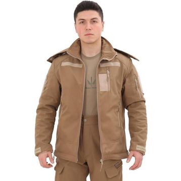 Single Sword Siyah Askeri Tactical Softshell İçi Polarlı Mont
