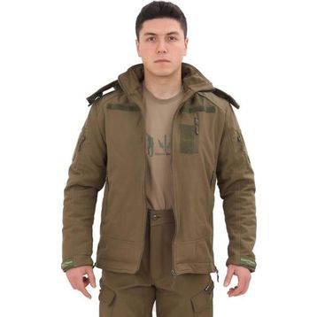 Single Sword Siyah Askeri Tactical Softshell İçi Polarlı Mont