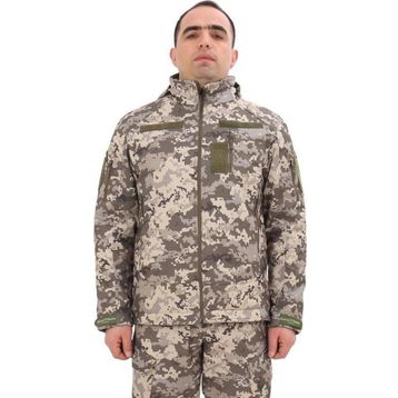 Single Sword Siyah Askeri Tactical Softshell İçi Polarlı Mont