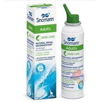 Sinomarin Adults 125 ml Yetişkinler için Hipertonik Deniz Suyu Burun Spreyi