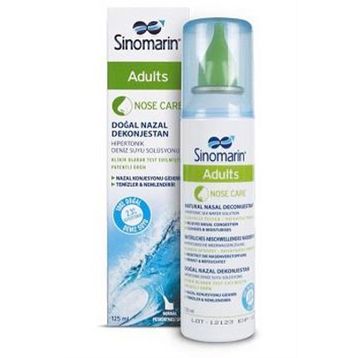 Sinomarin Adults 125 ml Yetişkinler için Hipertonik Deniz Suyu Burun Spreyi