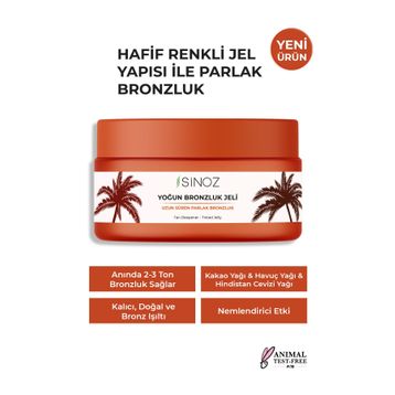 Sinoz 200 gr Yoğun Bronzlaştırıcı Jel