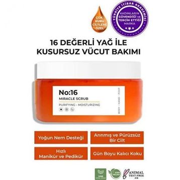 Sinoz 300 ml Body Scrub Mıracle No 16 Vücut Peelingi