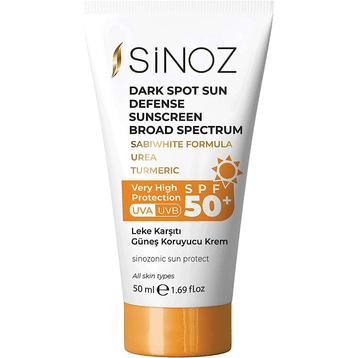 Sinoz 50 ml Spf50+ Leke Karşıtı Güneş Koruyucu Krem