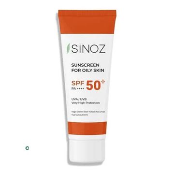 Sinoz Sebum Dengeleyici Aydınlatıcı SPF 50+50 ml Yüksek Koruma Yüz Güneş Kremi
