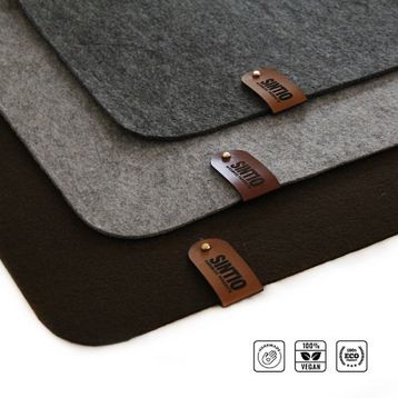 Sintio Koyu Gri 50x100 cm Keçe Mousepad