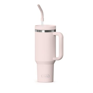 Sipnjoy 1200 ml Pembe Tumbler Pipetli Termos