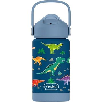 Sipnjoy FlipSip 360 ml Dino Roar Çocuk Su Termosu