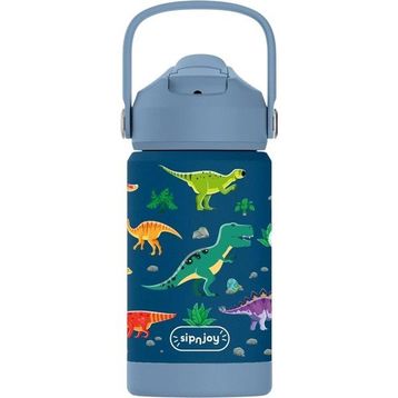 Sipnjoy FlipSip 360 ml Dino Roar Çocuk Su Termosu