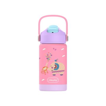 Sipnjoy FlipSip 360 ml Jolly Elephant Çocuk Su Termosu